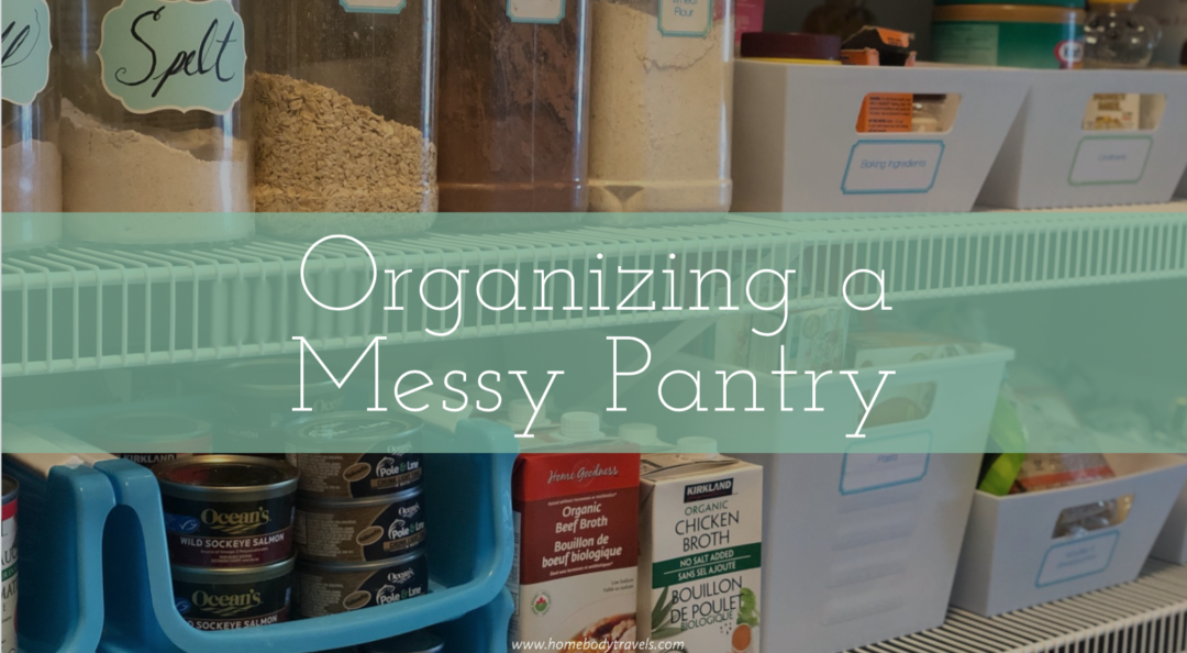 Organizing a Messy Pantry