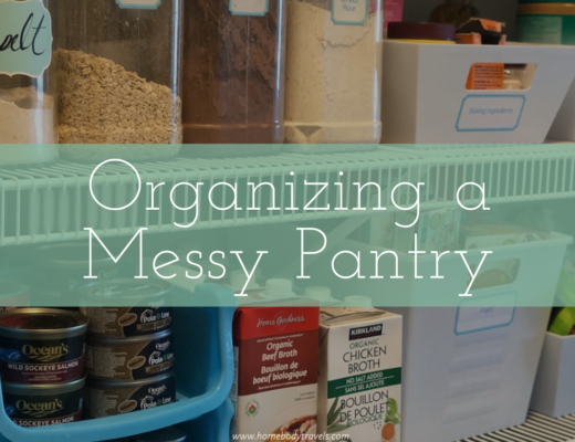 Organizing a Messy Pantry